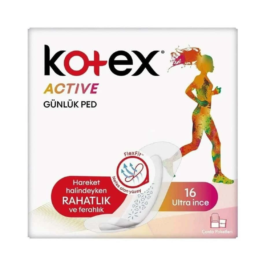 Kotex Active Ultra İnce Günlük Ped 16lı