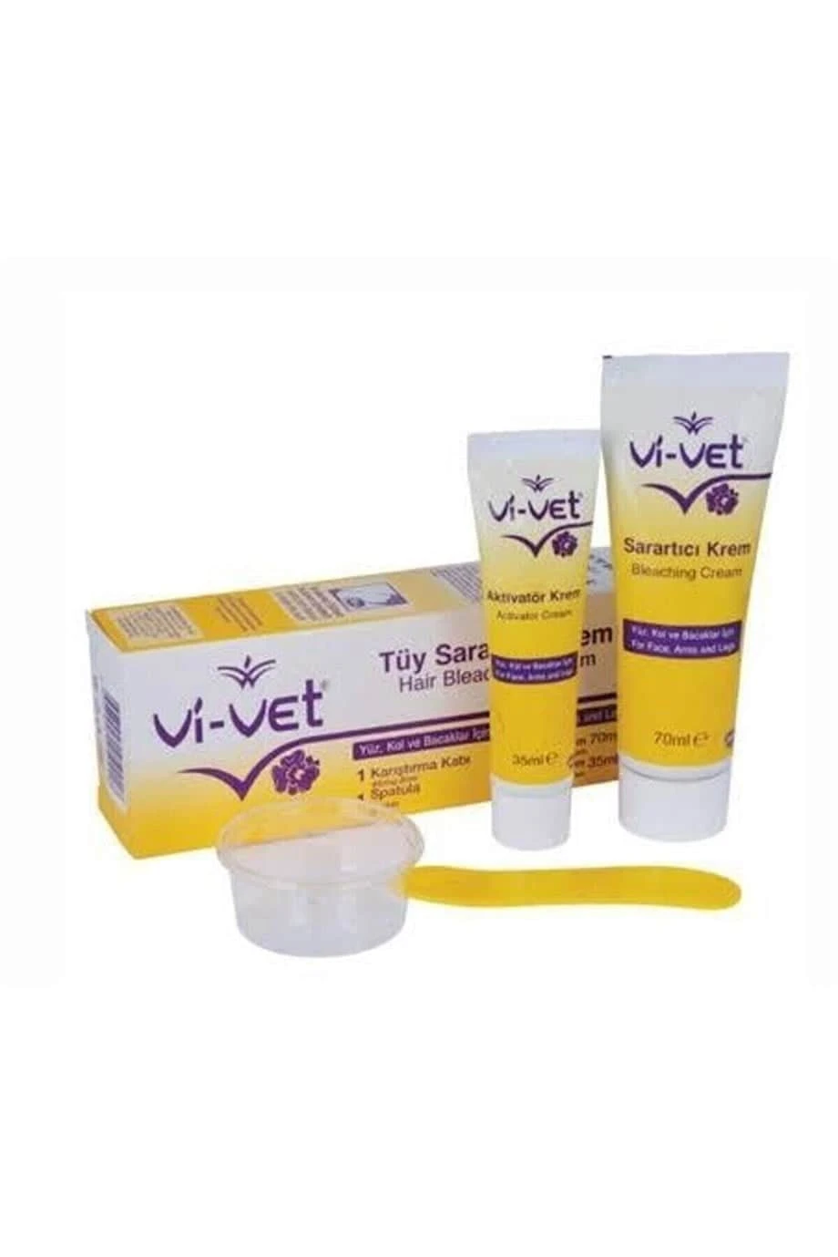 Vivet Tüy Sarartıcı Krem 35 Ml 70 Ml Paket