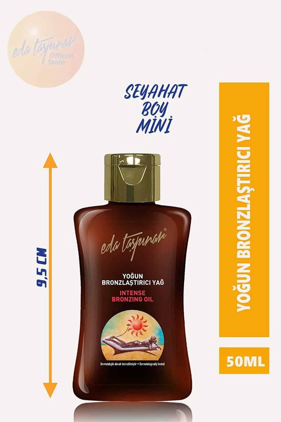 Eda Taşpınar Yoğun Bronzlaştırıcı Yağ 50 Ml