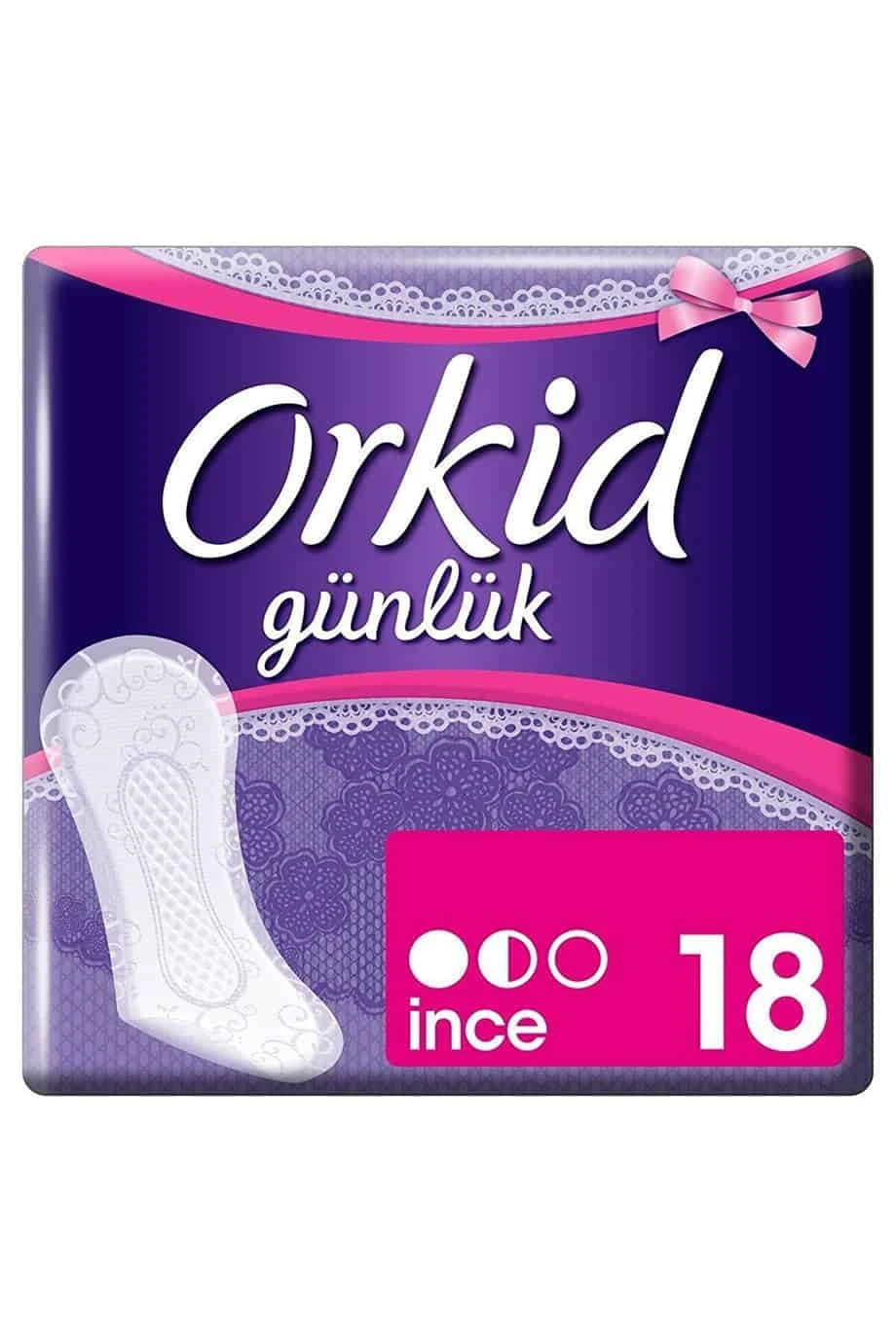 Orkid Yaprak Pamuksu Günlük Ped Normal Tekli Paket