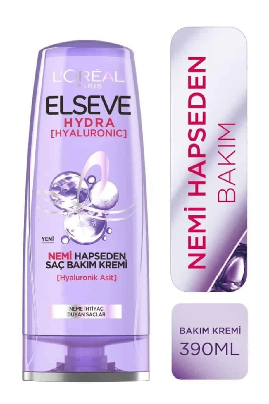 Elseve Hydra  Nemi Hapseden Saç Bakım Kremi 390 Ml