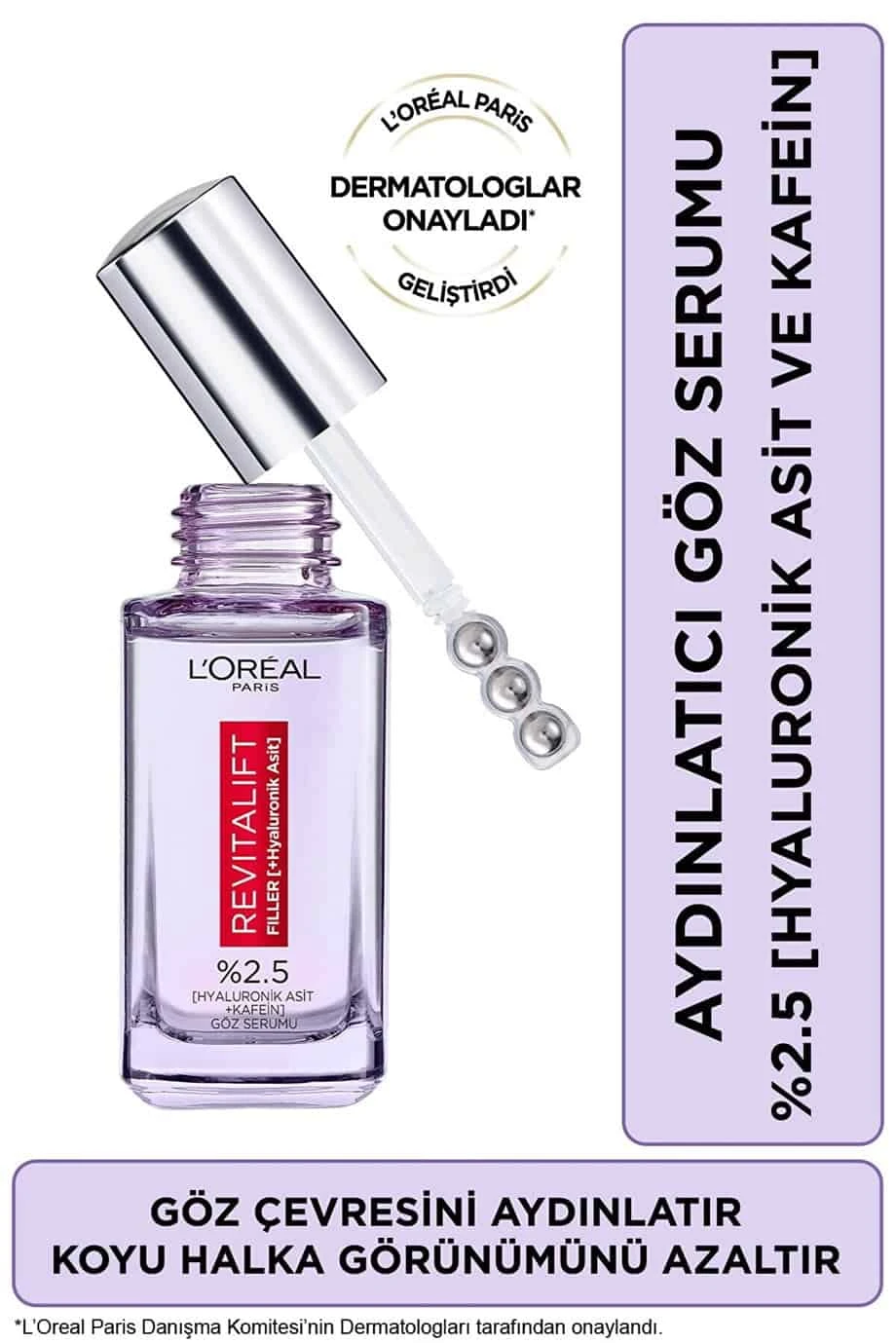 L'oreal Paris Revitalift Filler Aydınlatıcı Göz Serumu 20 Ml