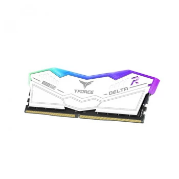 Team T-force Delta Rgb White 32gb(2x16gb) 6400mhz Ddr5 Gaming Ram Cl40 (ff4d532g6400hc40bdc01)