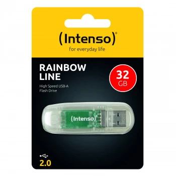 32gb Usb2.0 3502480 Rainbow Line Intenso