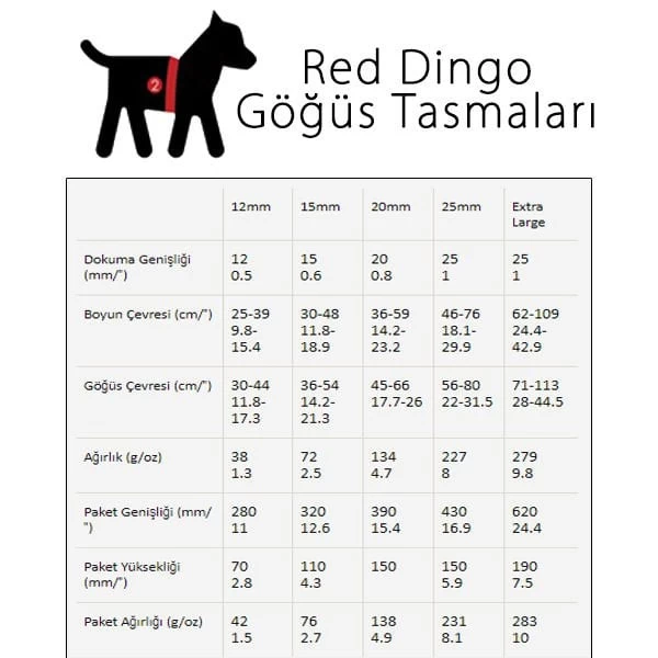 Red Dingo Ayarlı Kahverengi Mavi Benekli Köpek Göğüs Tasması 25 Mm