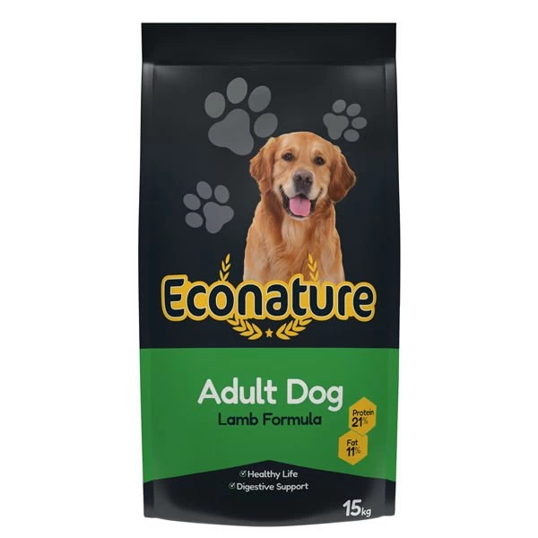 Econature Kuzu Etli Yetişkin Köpek Maması 15 Kg