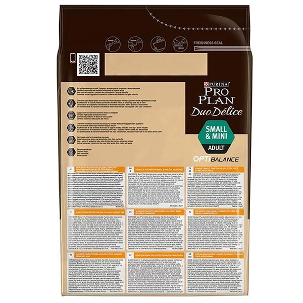 Pro Plan Duo Delice Sığır Etli Küçük Irk Yetişkin Köpek Maması 2.5 Kg