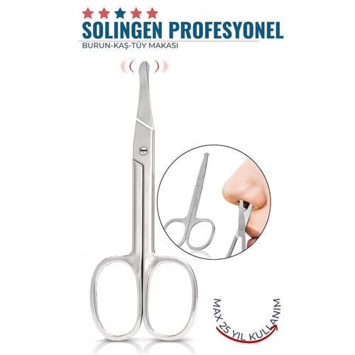 Transformacion 6 Adet Burun Kaş Makası Solingen Profesyonel