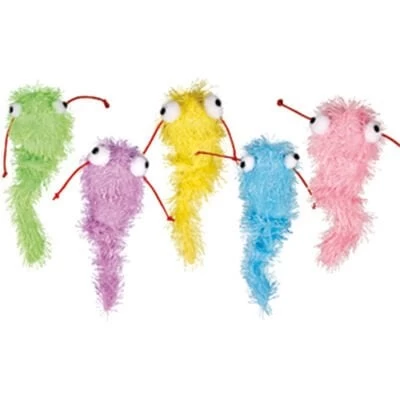 Flamingo Titreyen Yılan Şeklinde Peluş Kedi Oyuncağı 4 Cm