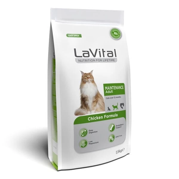Lavital Maintenance Tavuklu Yetişkin Kedi Maması 1.5 Kg