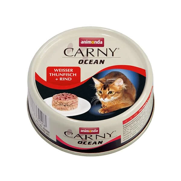 Animonda Carny Ton Balıklı Ve Sığır Etli Konserve Kedi Maması 80 Gr