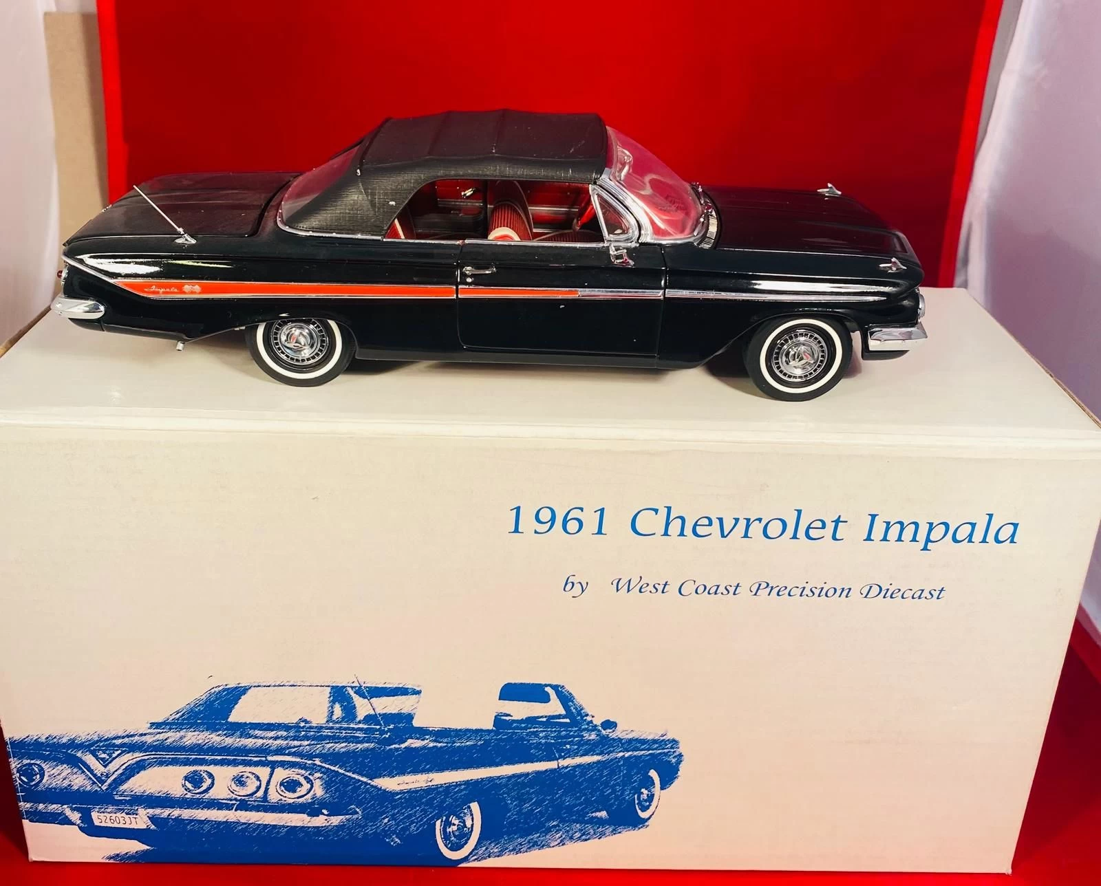 ✯ 1961 IMPALA CONVERTIBLE 1/24 West Coast 1/24 1961 Chevrolet Impala - allkaria.com
