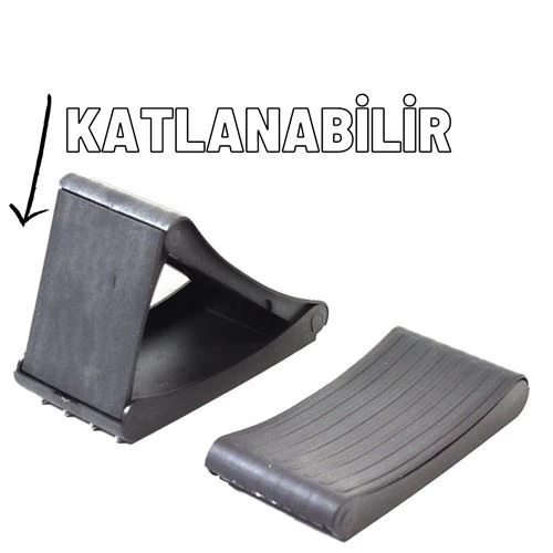 Modacar Çivili Katlanabilir Kayma Önleyici Katlanır Takoz