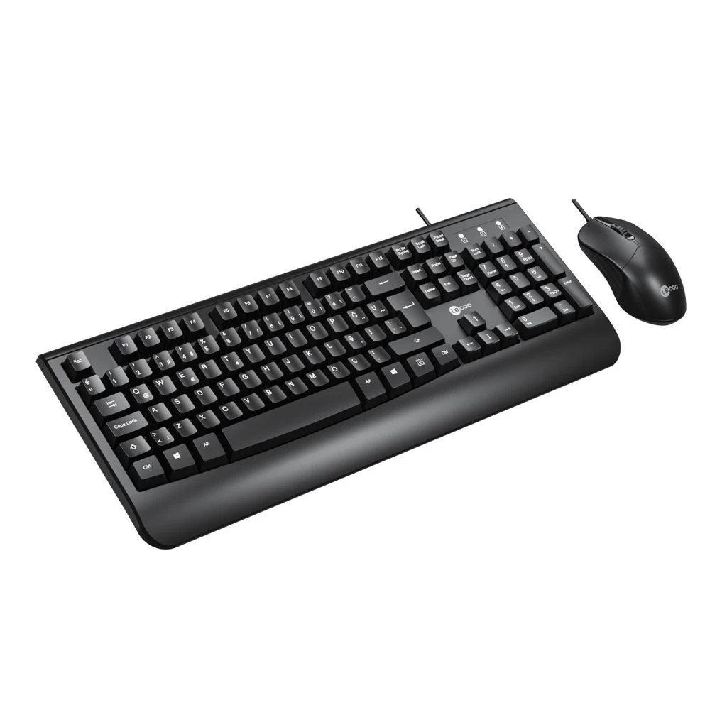 Lenovo Lecoo Cm105 Sİyah Kablolu Mouse & Klavye Set