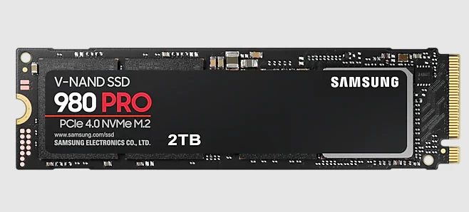 2tb Samsung 980 7000/5000mb/s Pro M.2 Nvme Mz-v8p2t0bw