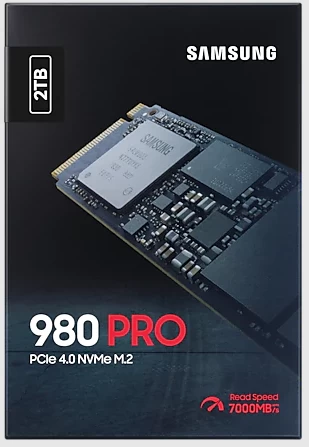 2tb Samsung 980 7000/5000mb/s Pro M.2 Nvme Mz-v8p2t0bw