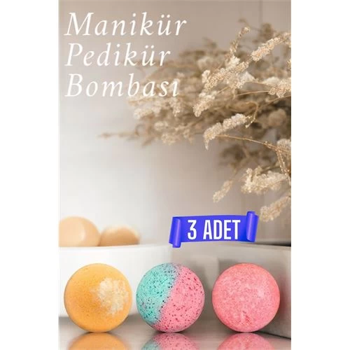 Transformacion 3 Adet Pedikür Manikür Banyo Bombası Topu 717651