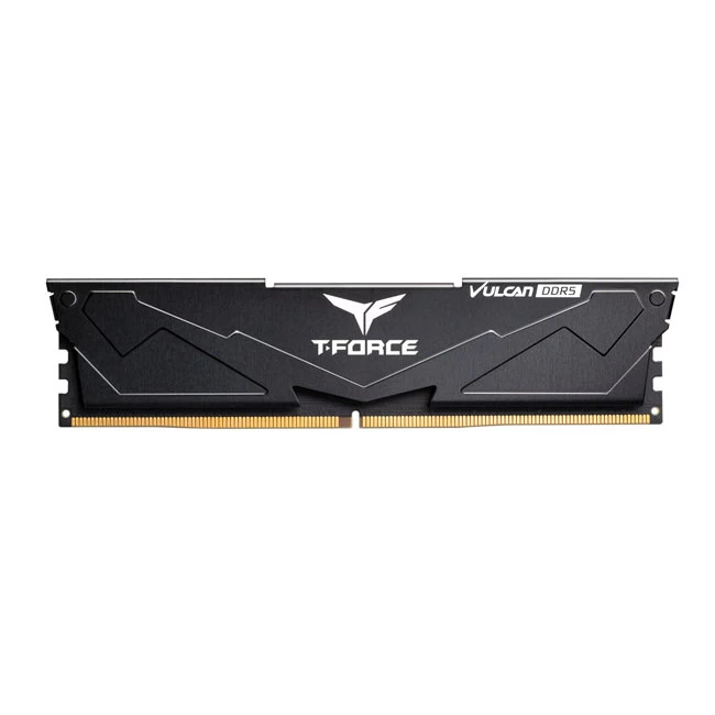 Team T-force Vulcan Black 32gb(2x16gb) 5600mhz Ddr5 Gaming Ram Cl32 (flbd532g5600hc32dc01)