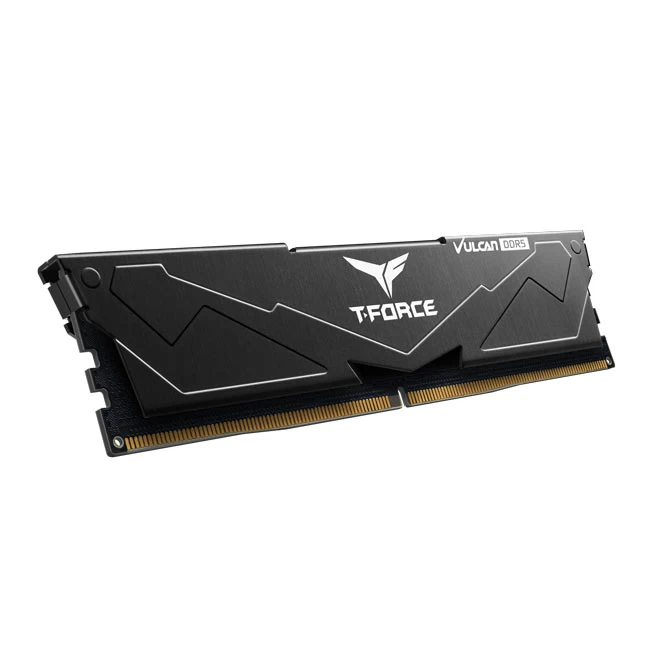 Team T-force Vulcan Black 32gb(2x16gb) 5600mhz Ddr5 Gaming Ram Cl32 (flbd532g5600hc32dc01)