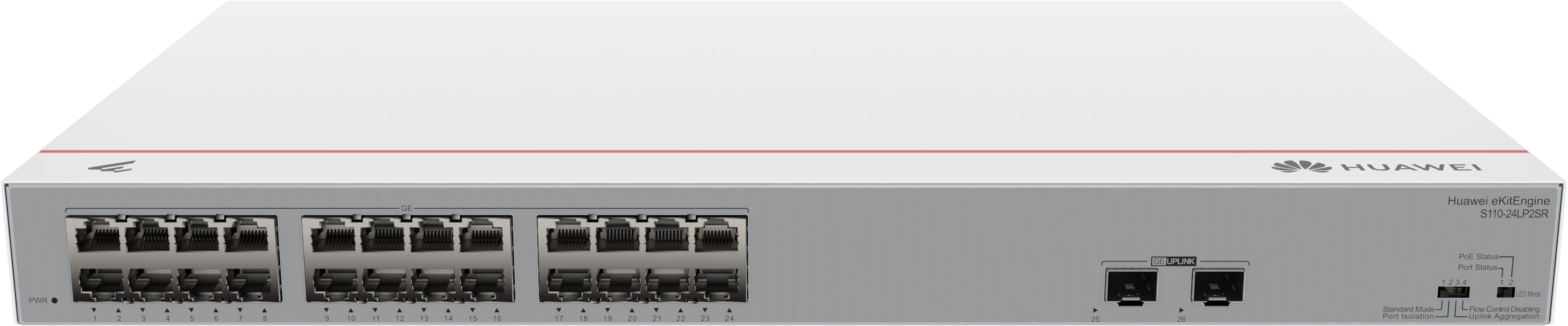 Huawei Ekit Engine S110-24lp2sr 124w 26 Port 52gbit/s YÖnetİlemez Switch