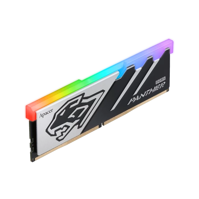 Apacer Panther Rgb 16gb (1x16gb) 6200mhz Cl40 Ddr5 Gaming Ram (ah5u16g62c5329baa-1)