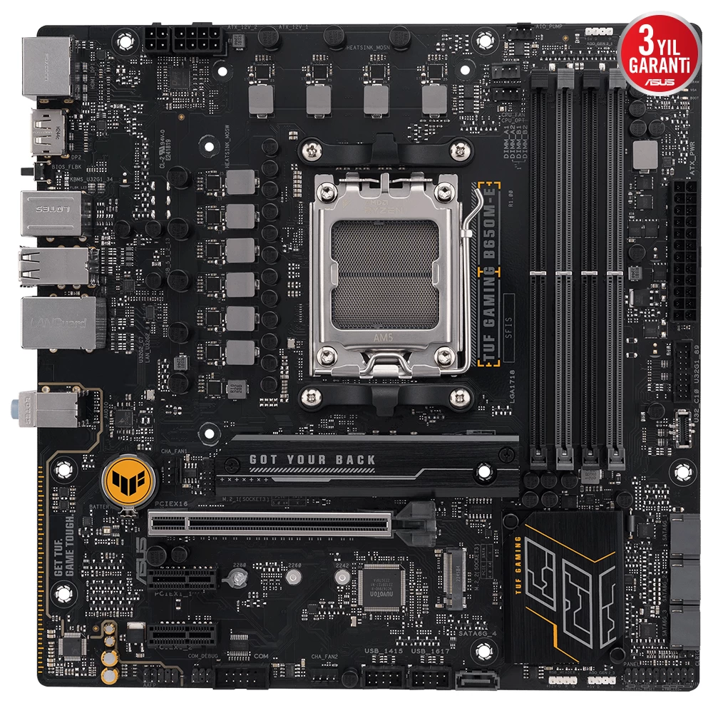 Asus Tuf Gaming B650m-e Ddr5 6400+(oc) Dp Hdmi M.2 Am5