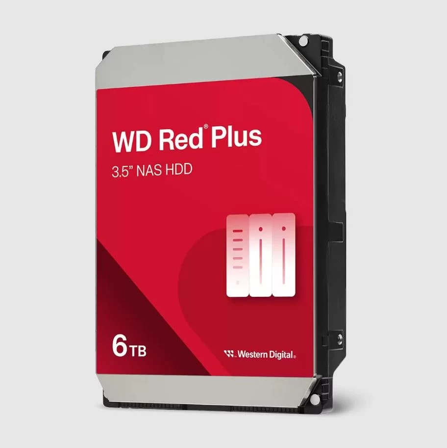 6tb Wd Red Plus Sata 5400rpm 256mb Wd60efpx