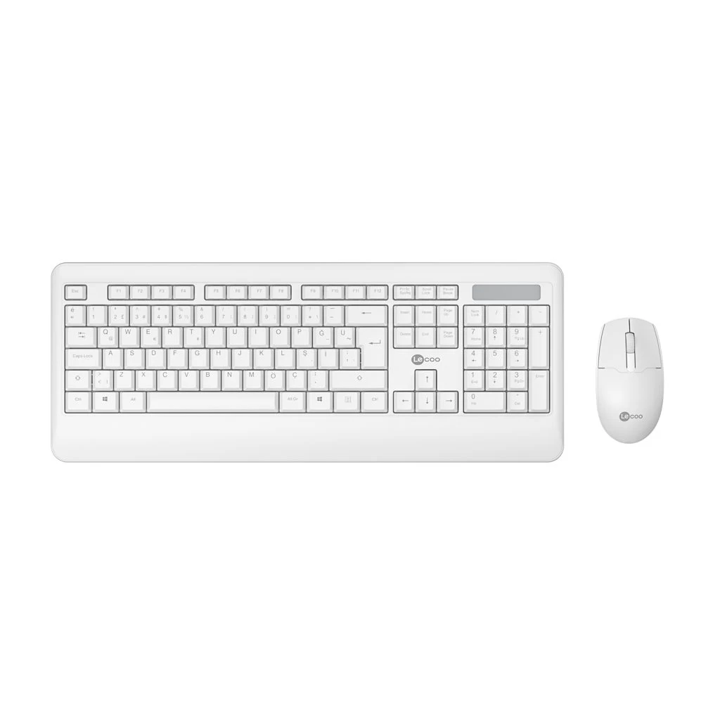 Lenovo Lecoo Kw202 Beyaz Kablosuz Klavye & Mouse Set