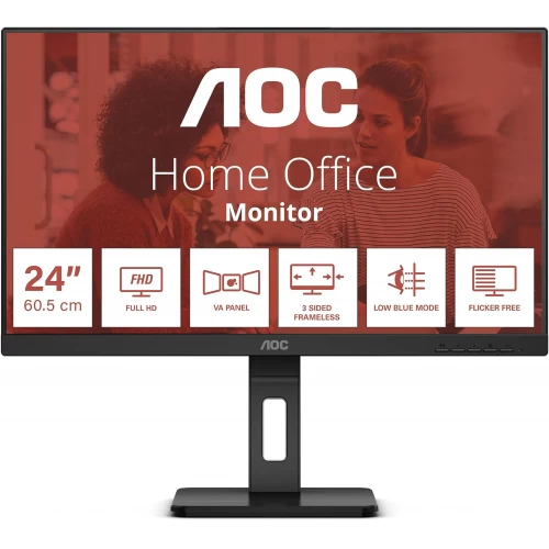 23.8 Aoc 24e3qaf Fhd Ips 4ms 75hz Hdmi Dp