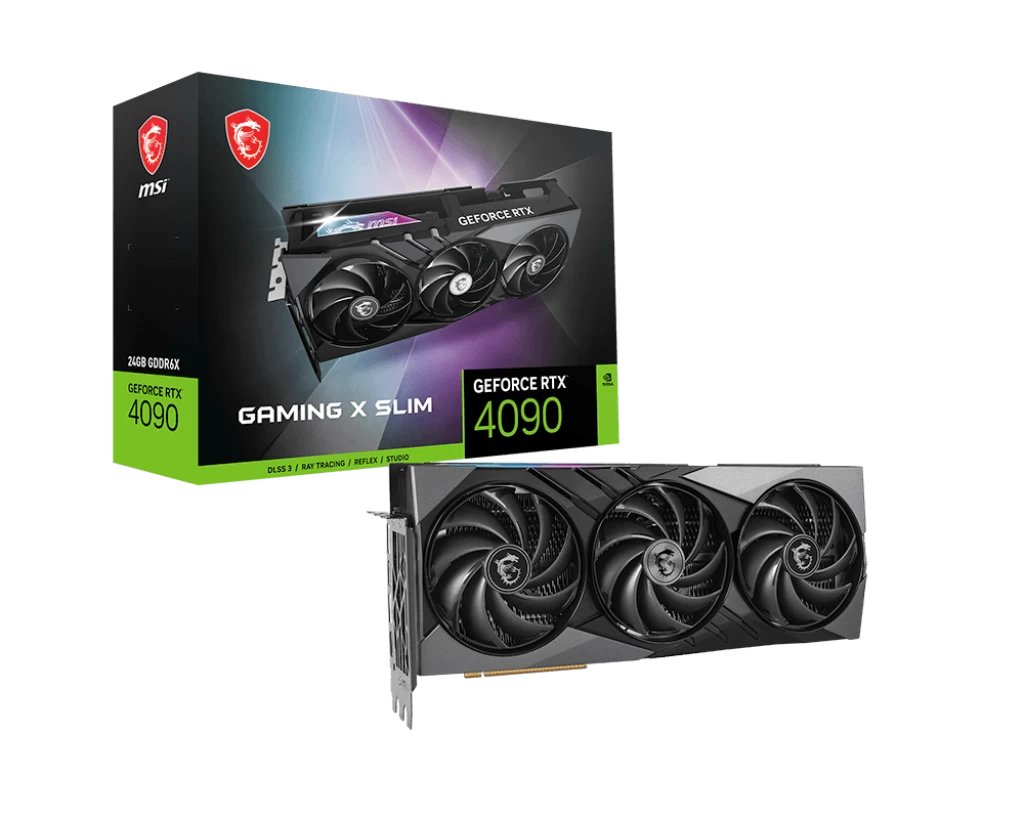 Msi Rtx 4090 Gaming X Slim 24g 24gb Gddr6x 2xdp 2xhdmi 384bİt