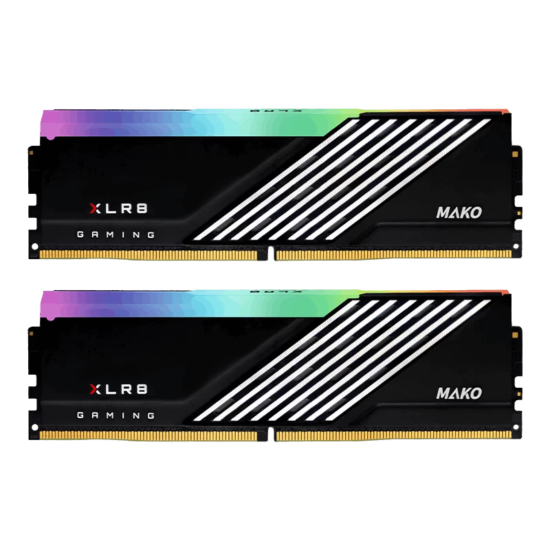 Pny Xlr8 Gaming Mako Epic-x Rgb 32gb (2x16gb) 6400mhz Cl40 Ddr5 Gaming Ram (md32gk2d5640040mxrgb)