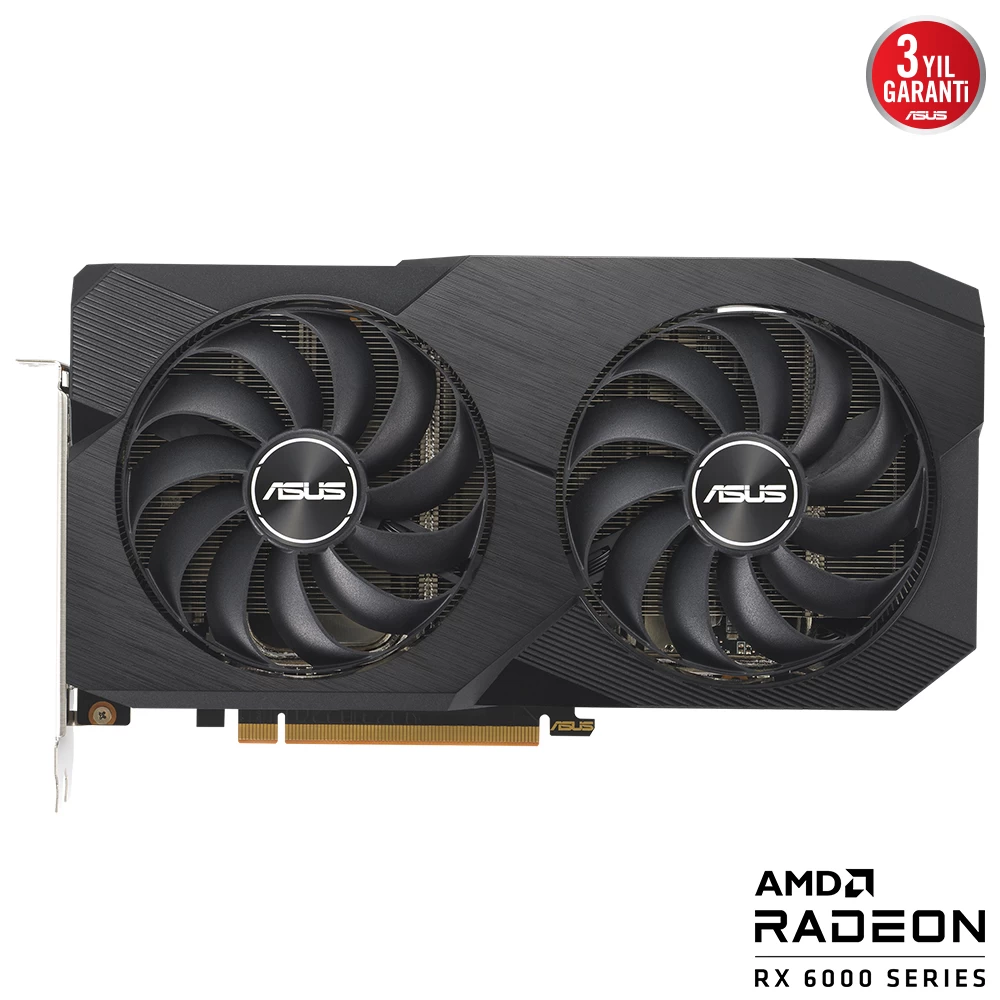 Asus Dual-rx6600-8g-v2 8gb Gddr6 Hdmi Dp 128bİt