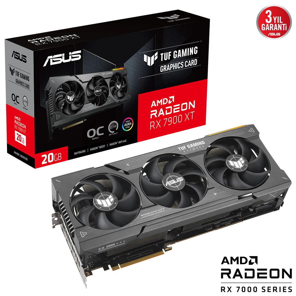 Asus Tuf-rx7900xt-o20g-gaming 20gb Gddr6 Hdmi Dp 320bit