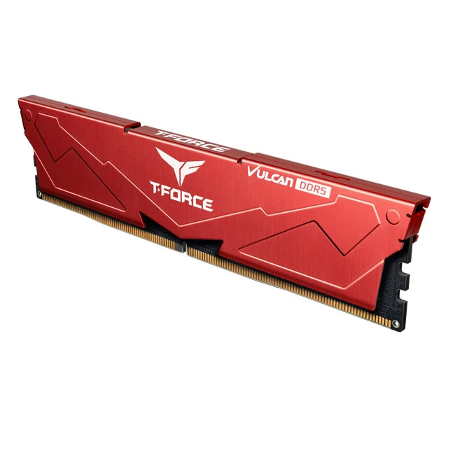 Team T-force Vulcan Red 16gb(1x16gb) 6000mhz Ddr5 Cl38 Gaming Ram (flrd516g6000hc38a01)