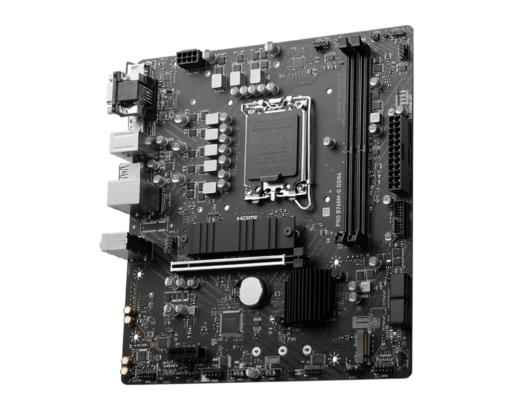 Msi Pro B760m-g Ddr4 5333(oc) Hdmi M.2 Matx 1700p