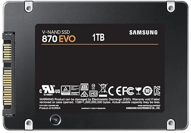 1tb Samsung 870 560/530mb/s Evo Mz-77e1t0bw Ssd