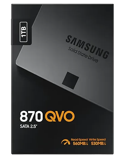 1tb Samsung 870 560/530mb/s Qvo Mz-77q1t0bw Ssd