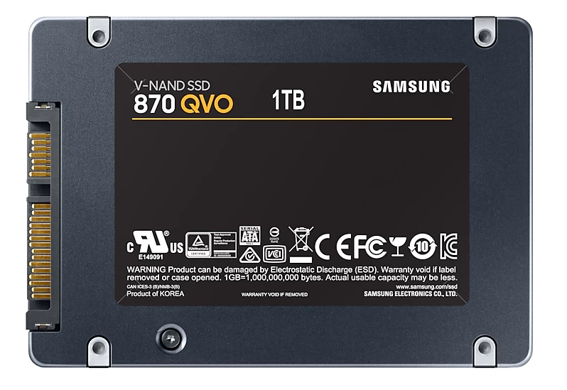 1tb Samsung 870 560/530mb/s Qvo Mz-77q1t0bw Ssd