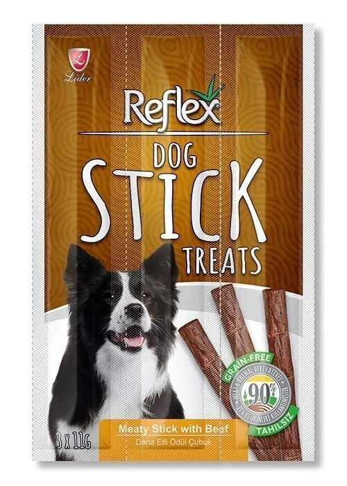 Reflex Biftekli Stick Köpek Ödül Maması 3x11 Gr