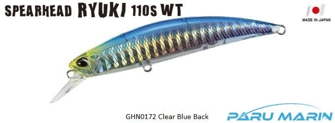 Duo Spearhead Ryuki 110s Sw Limited Dhn0172 / Clear Blue Back