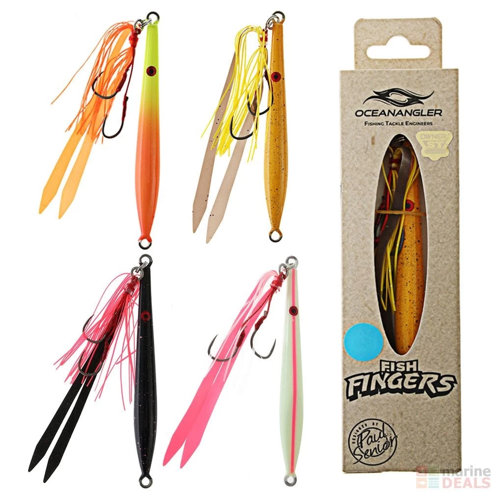 Ocean Angler Fish Fingers Jig 60gr. Pink Lumo Glow