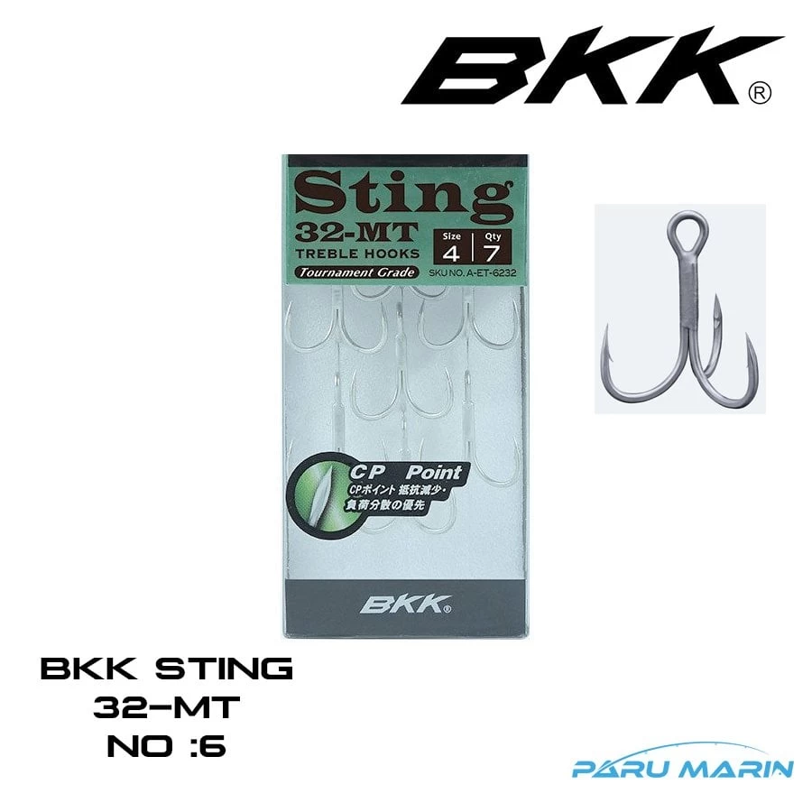 Bkk Sting 32-mt Üçlü İğne No:6