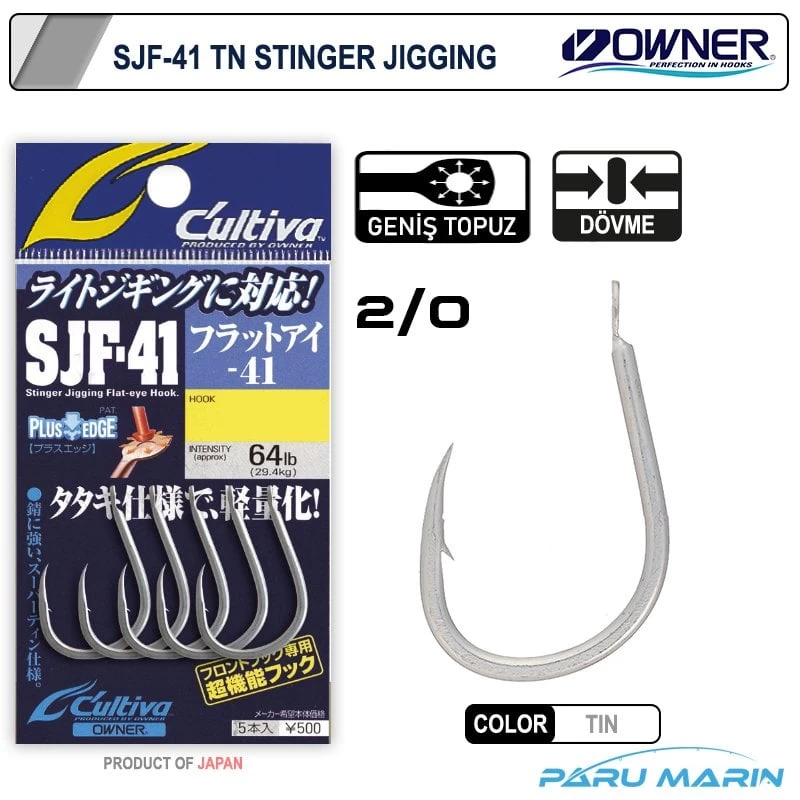 Owner 11699 Sjf-41 Stinger Jig İğnesi No:2/0