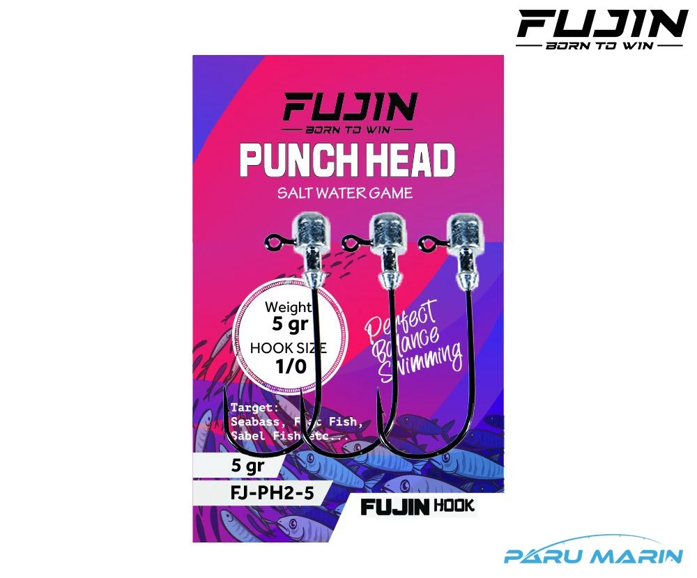 Fujin Punch Head Fj-ph #1/0 Jighead 5 Gr.