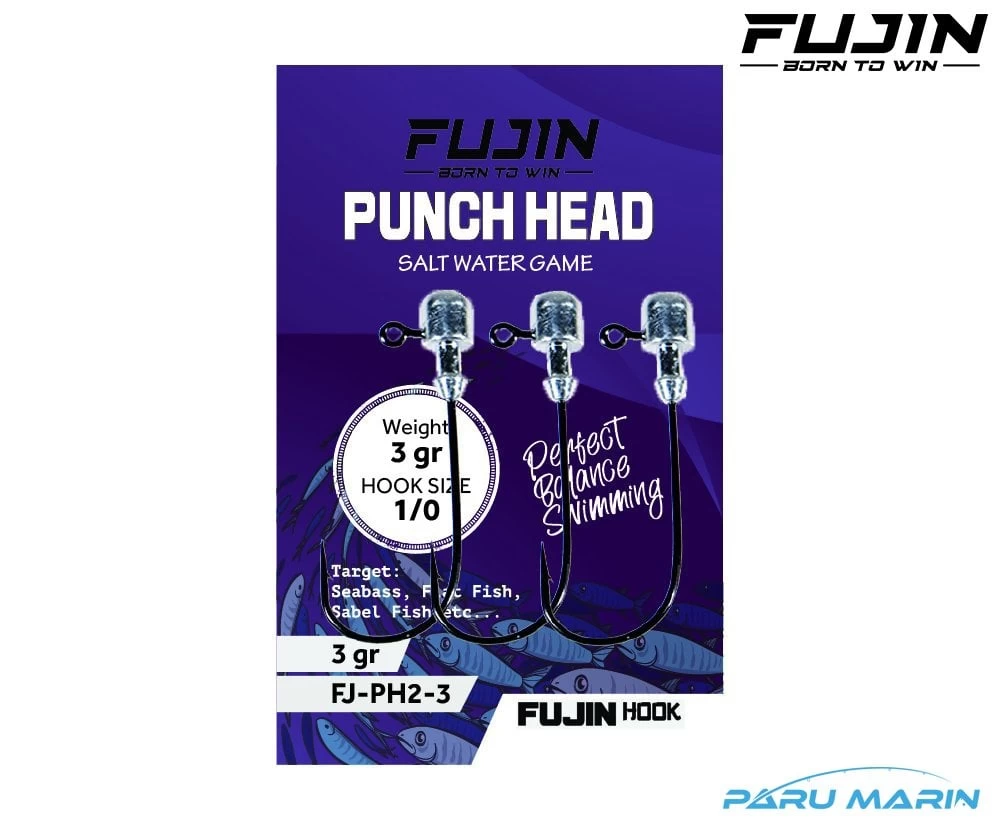 Fujin Punch Head Fj-ph #1/0 Jighead 3 Gr.