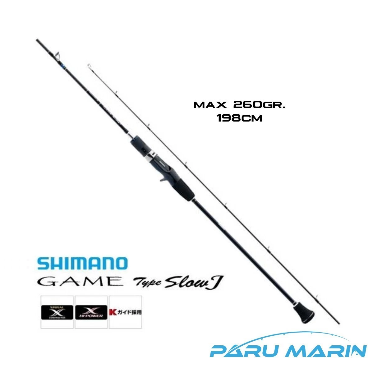 Shimano Game Type Slow J 1.98cm Max 260gr. Tetikli Kamış