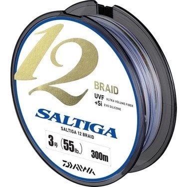 Daiwa Saltiga Ex 12 Braid Multicolor Multi Color 300 Mt. 0.35mm 45.3kg. İp Misina