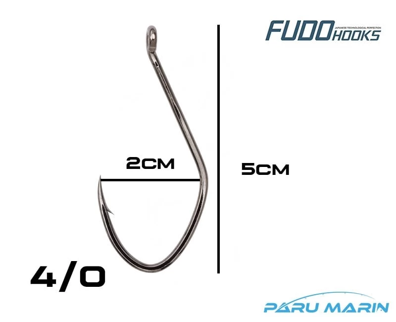 Fudo 6901 Cats-bn 4/0 Siyah Nikel Delikli İğne