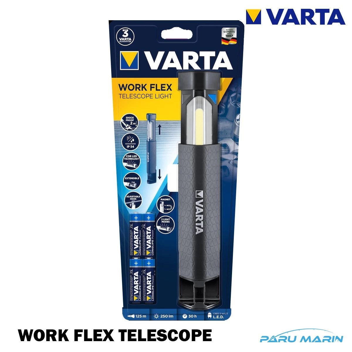 Varta Work Flex Telescope Led Fener