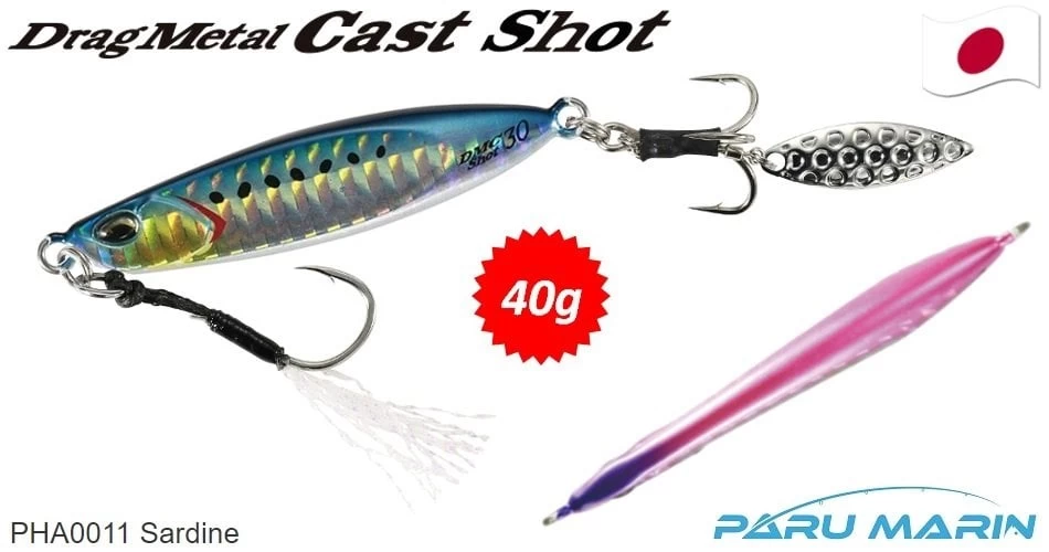 Duo Drag Metal Cast Shot 40gr. Pha0011 Sardine